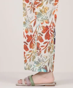 Sale Sapphire Printed Cambric Straight Pants