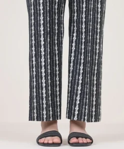 New Sapphire Printed Cambric Straight Pants