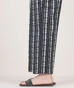 New Sapphire Printed Cambric Straight Pants