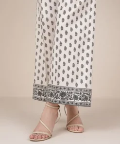 Hot Sapphire Printed Cotton Viscose Culottes