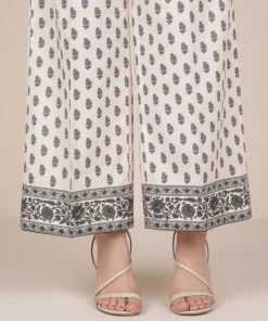 Hot Sapphire Printed Cotton Viscose Culottes