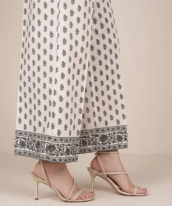 Hot Sapphire Printed Cotton Viscose Culottes