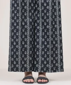 Clearance Sapphire Printed Dobby Flared Pants