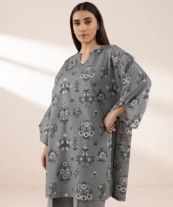 Hot Sapphire Printed Dobby Shirt