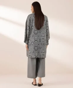 Hot Sapphire Printed Dobby Shirt