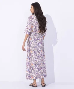 Sale Sapphire Printed Dress With Belt Multi