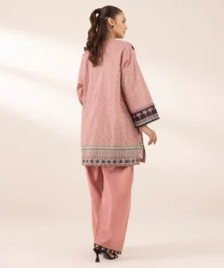 Fashion Sapphire Printed Lawn Shirt Pink