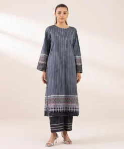 New Sapphire Printed Lawn Shirt Blue