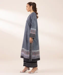 New Sapphire Printed Lawn Shirt Blue