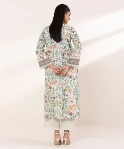 Outlet Sapphire Printed Lawn Shirt Green