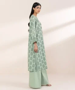 New Sapphire Printed Lawn Shirt Mint Green