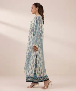 Best Sapphire Printed Lawn Shirt Beige