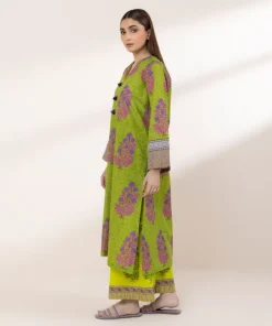Fashion Sapphire Printed Lawn Shirt Green
