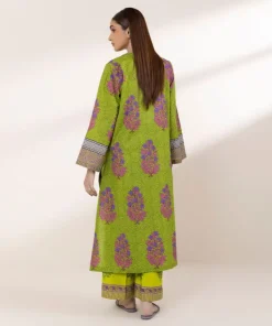 Fashion Sapphire Printed Lawn Shirt Green