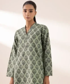 Clearance Sapphire Printed Lawn Shirt