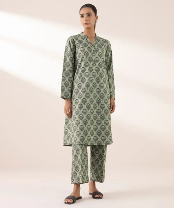 Clearance Sapphire Printed Lawn Shirt