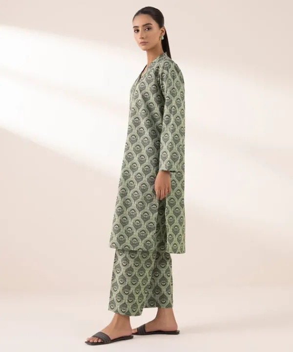 Clearance Sapphire Printed Lawn Shirt