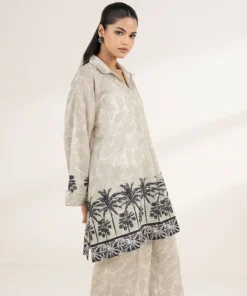 Clearance Sapphire Printed Lawn Shirt