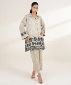 Clearance Sapphire Printed Lawn Shirt