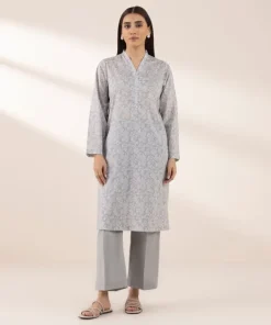 Sale Sapphire Printed Lawn Shirt