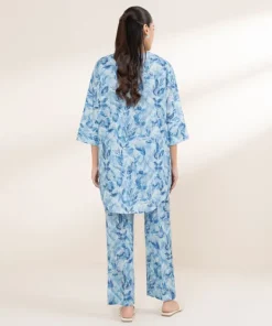 Discount Sapphire Printed Lawn Shirt