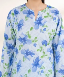 Online Sapphire Printed Lawn Shirt