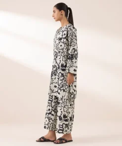 Discount Sapphire Printed Lawn Shirt