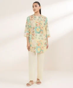 New Sapphire Printed Lawn Shirt