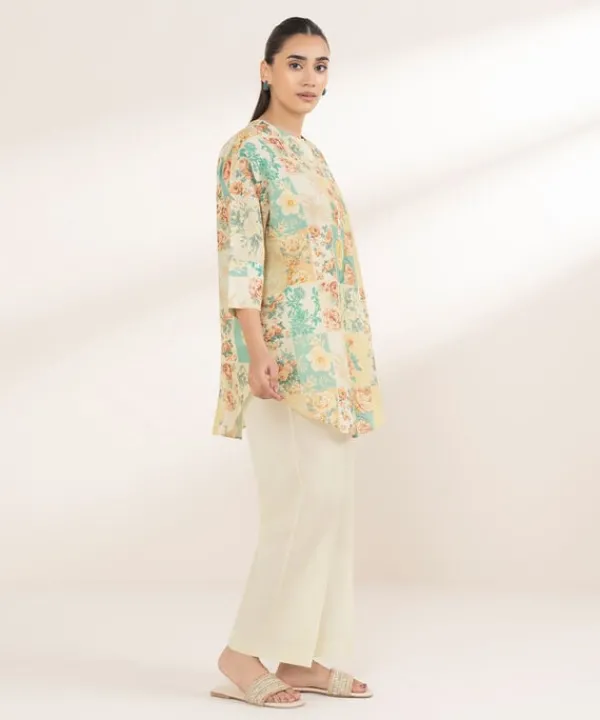 New Sapphire Printed Lawn Shirt