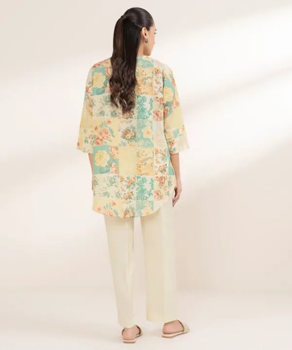 New Sapphire Printed Lawn Shirt