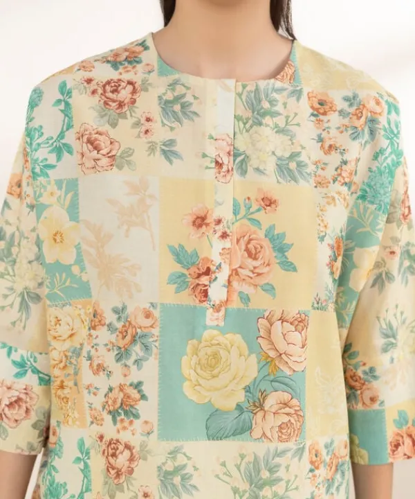 New Sapphire Printed Lawn Shirt