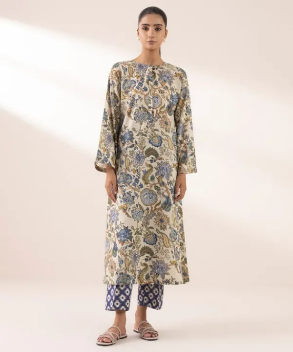 New Sapphire Printed Lawn Shirt