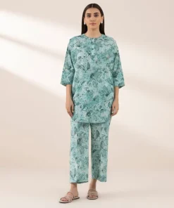 Online Sapphire Printed Lawn Shirt