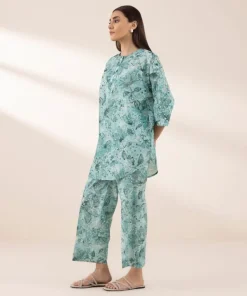 Online Sapphire Printed Lawn Shirt