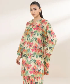 Clearance Sapphire Printed Lawn Shirt