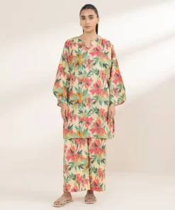 Clearance Sapphire Printed Lawn Shirt