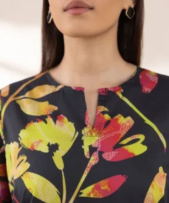 Outlet Sapphire Printed Lawn Shirt