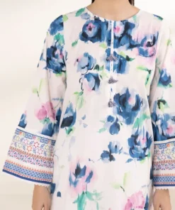 Best Sapphire Printed Lawn Shirt