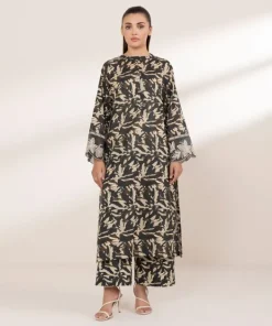 Sale Sapphire Printed Lawn Shirt