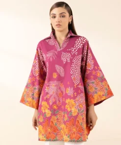 Fashion Sapphire Printed Lawn Shirt