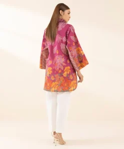 Fashion Sapphire Printed Lawn Shirt