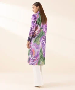 Sale Sapphire Printed Lawn Shirt