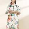 Fashion Sapphire Printed Lawn Shirt