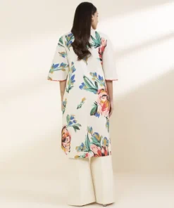Fashion Sapphire Printed Lawn Shirt