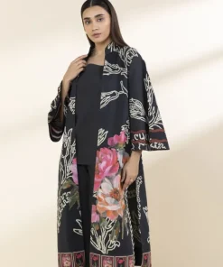Outlet Sapphire Printed Lawn Shirt