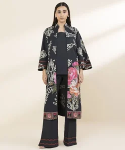 Outlet Sapphire Printed Lawn Shirt