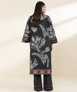 Outlet Sapphire Printed Lawn Shirt