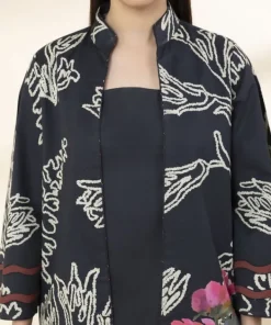 Outlet Sapphire Printed Lawn Shirt