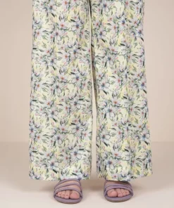 Hot Sapphire Printed Lycra Culottes