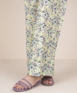 Hot Sapphire Printed Lycra Culottes